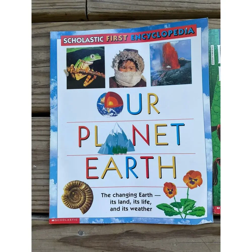 Animal Facts Planet Earth Living World Encyclopedia Lot of Child Books Learning
